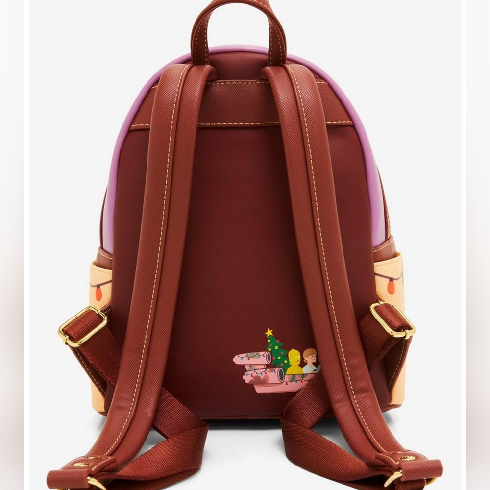 Loungefly Star Wars Jawa Christmas Tree Mini Backpack Luke Skywalker C-3PO R2-D2 - Picture 3 of 6